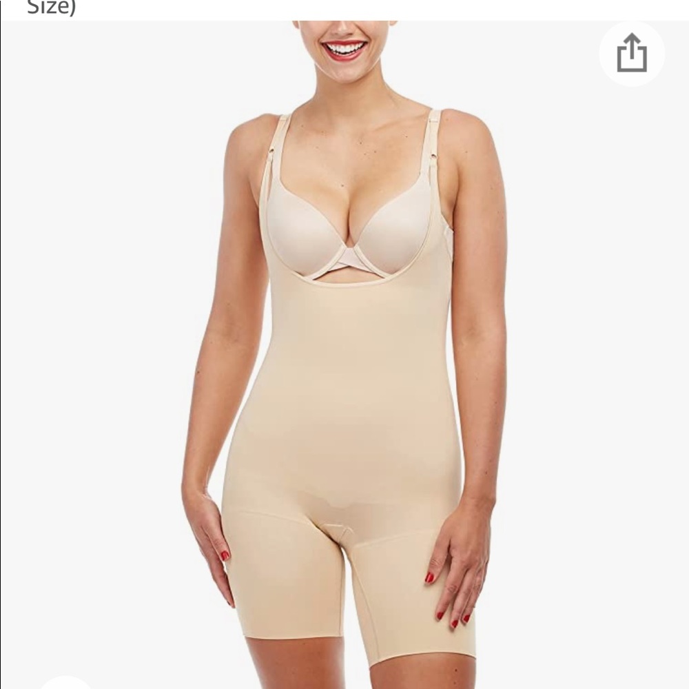 SPANX Shapewear Tummy Control Mid-ThighBodysuit.  New Still in unopened package